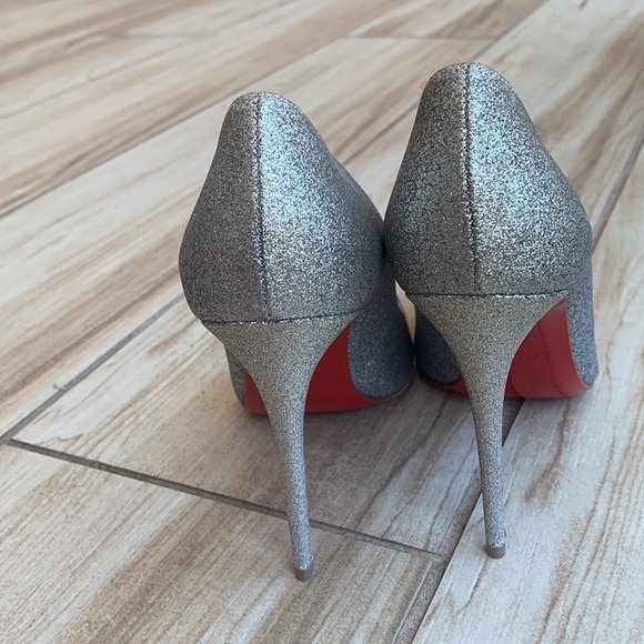 Christian Louboutin Sparkly Purple Silver Ombré pumps - Picture 4 of 8